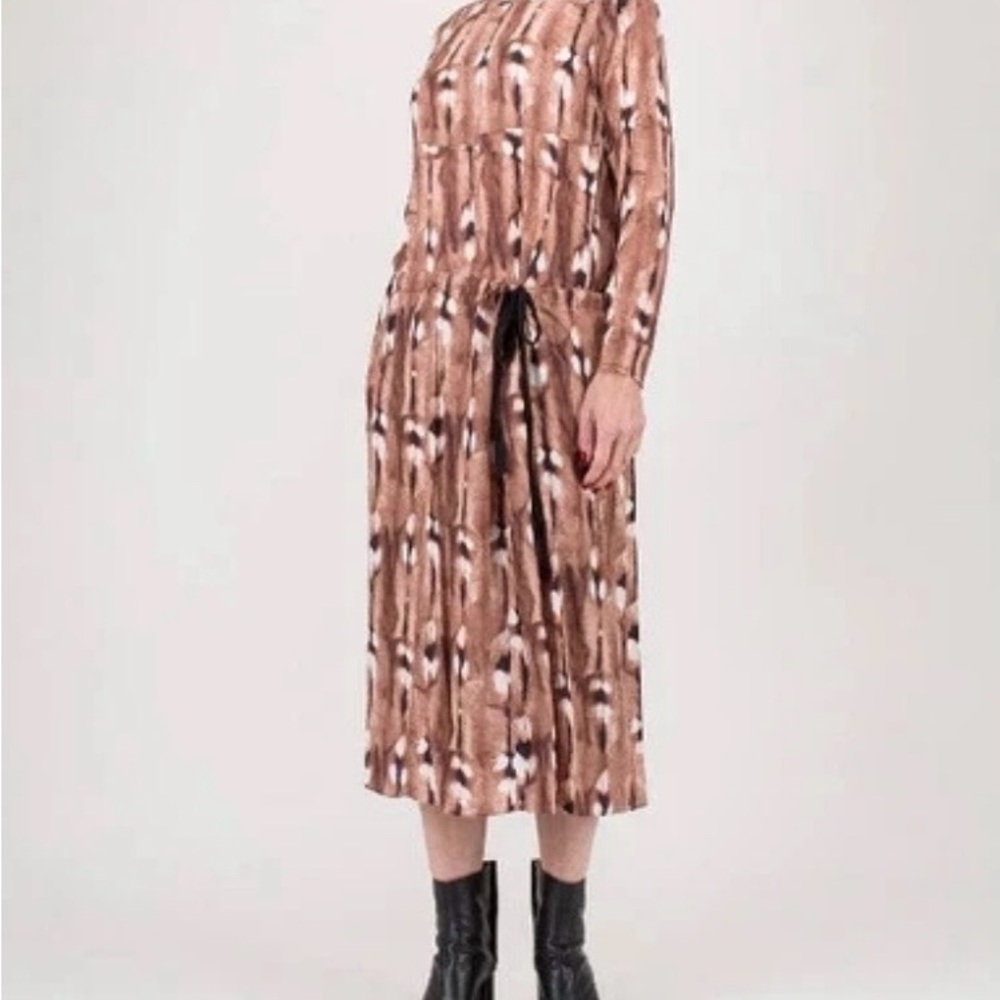 By Malene Birger Brown Patterned Maxi Dress